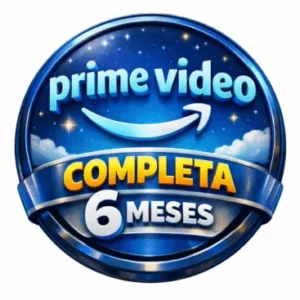 PRIME VIDEO COMPLETA 6 MESES